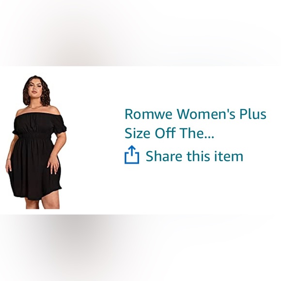 Romwe Short black casual cocktail dress - Picture 2 of 2
